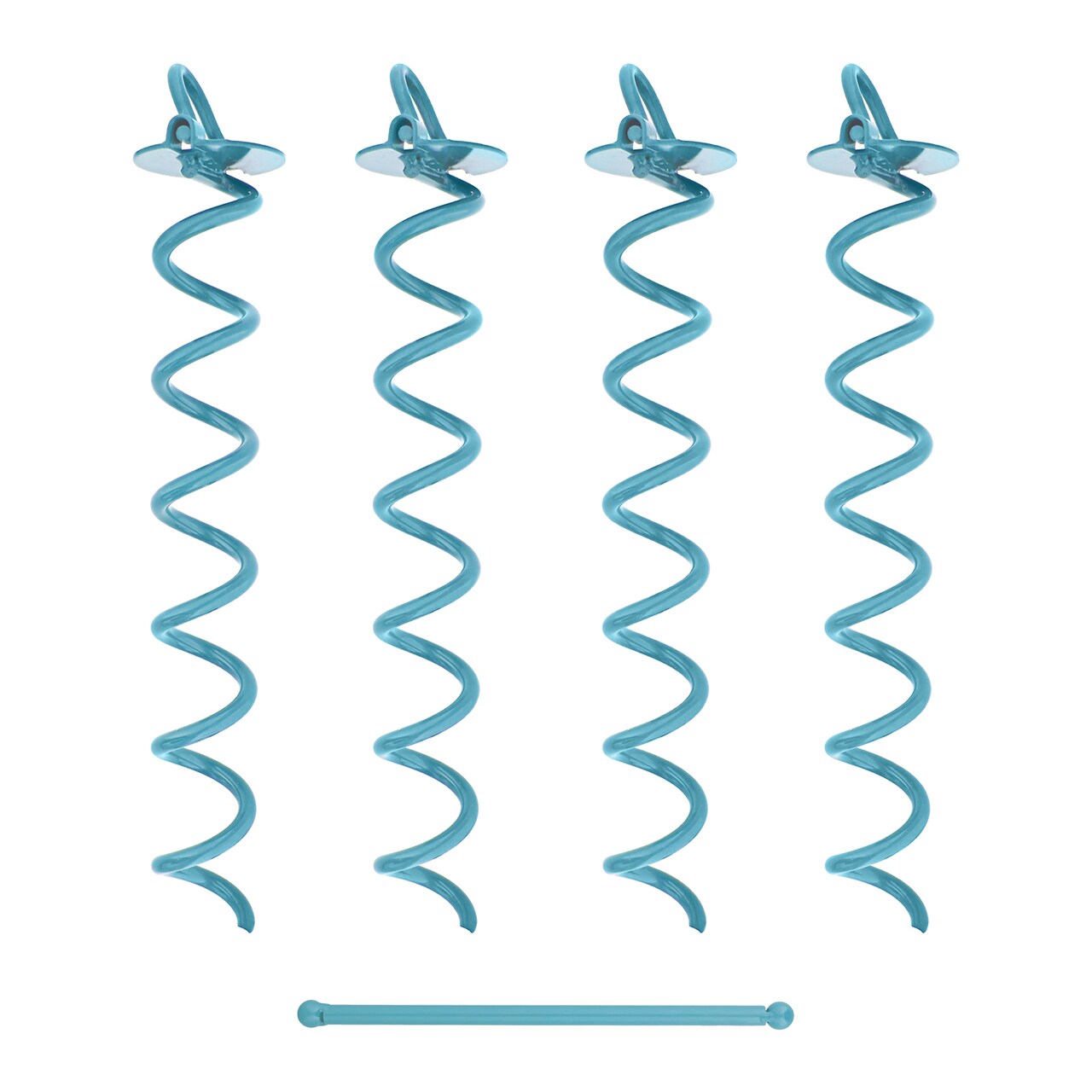 7Penn Spiral Ground Anchors - 16 Inch Twist Tent Stakes, 4 Pack